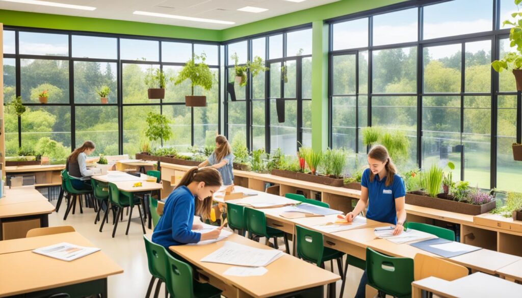 eco-friendly learning environments