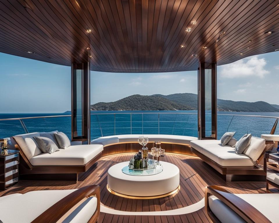 opulent yacht features